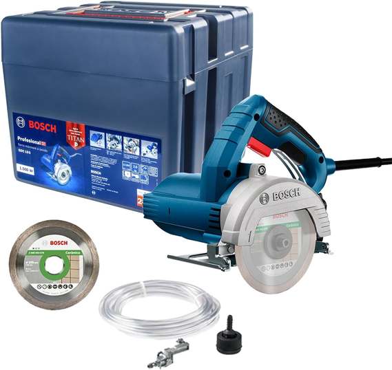 Bosch Serra Mármore GDC 151 TITAN 1500W 127V com maleta, 1 disco e 1 kit refrigeração