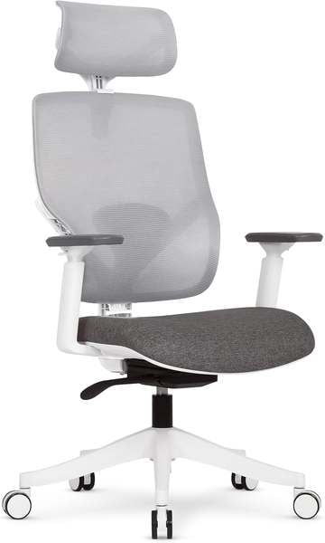 cadeira-office-dt3-yura-ergonomica-em-mesh-vintex-ytmtecido-dt3-ultrasoft-tm-apoio-de-cabeca-2d-bracos-2d-ajuste-manual-de-altura-suporta-ate-120kg-e-altura-max-de-175mgrey - Imagem
