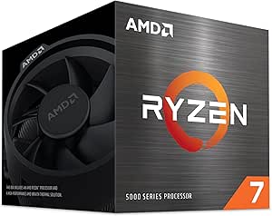AMD Ryzen 7 5700 8 núcleos/16 Thread 65W TDP soquete AM4 L2+L3 Cache 20MB até 4,6GHz Boost Clock Wraith Stealth Cooler