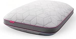 travesseiro-ajustavel-i-wanna-sleep-snow-flocos-de-espuma-removiveis-para-controle-da-altura-ideal-para-dores-na-coluna-altura-perfeita-alivio-de-pressao-tecido-em-bambu-respiravel - Imagem