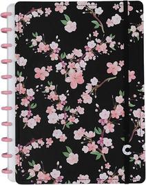 caderno-inteligente-grande-gocase-rose-black-215x280-mm-80-folhas - Imagem