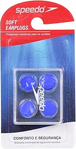 speedo-potetor-de-ouvido-soft-earplug-unico-2-pares-transparente - Imagem