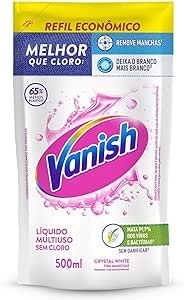 tira-manchas-vanish-liquido-crystal-white-para-roupas-brancas-refil-economico-500ml - Imagem