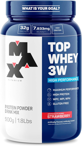 top-whey-3w-mais-performance-900g-baunilha-max-titanium - Imagem
