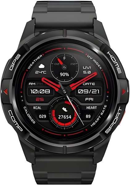 mibro-gs-active-smartwatch-para-homens-e-mulheres-posicionamento-gps-tela-amoled-1000nits-5atm-a-prova-dagua-150-modos-esportivos-relogio-inteligente-para-android-ios-preto - Imagem