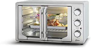 Forno E Fritadeira Sem Óleo Oster 42l French Door 2 Em 1-127v