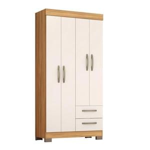 guarda-roupa-solteiro-nt-6010-freijo-off-white-notavel - Imagem