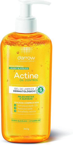 Darrow Actine Oil Control Gel De Limpeza 240g