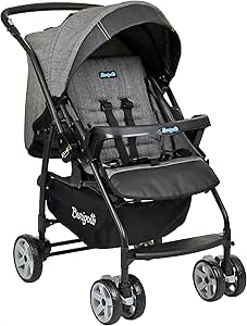 burigotto-carrinho-de-bebe-rio-k-mesclado-preto - Imagem