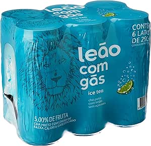 pack-de-matte-leao-limao-com-gas-zero-lata-290ml-6-unidades - Imagem