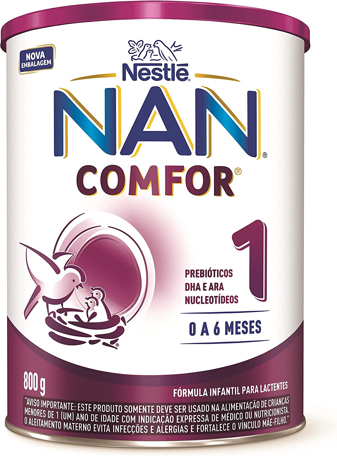 Fórmula Infantil, Nan Comfor 1, 800g