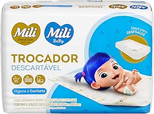 mili-trocador-lencol-absorvente-descartavel-1-pacotec-5-lencos-mili - Imagem