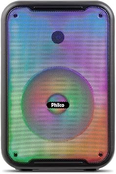 Caixa de Som Amplificada Philco Flash Lights 250W PCX3800 Bivolt