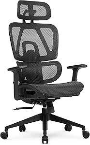 cadeira-escritorio-ergonomica-dt3-valor-com-revestimento-mesh-vidartex-apoio-de-cabeca-2dbracos-1dajuste-na-altura-do-encostosuporta-ate-120kg-e-altura-max-de-190m - Imagem