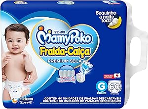 mamypoko-fralda-calca-premium-seca-g-60-unidades - Imagem