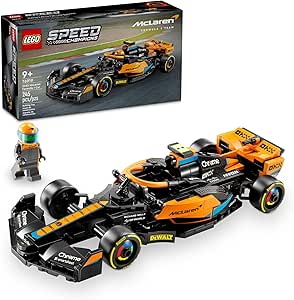lego-set-speed-champions-76919-carro-de-corrida-de-formula-1-da-mclaren-2023-245-pecas - Imagem