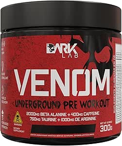 pre-workout-venom-underground-pre-treino-300g-dark-lab-300g-mango-loko - Imagem