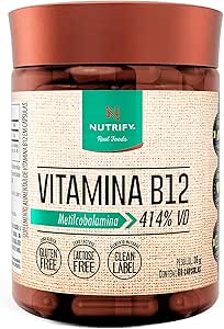 Vitamina B12 Metilcobalamina 60 Cápsulas Nutrify