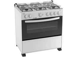 fogao-6-bocas-esmaltec-branco-acendimento-automatico-caribe-6081 - Imagem