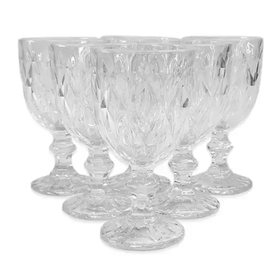 kit-6-tacas-de-vidro-diamante-330ml-class-home - Imagem