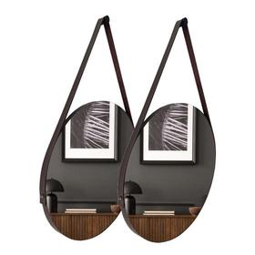 espelho-adnet-redondo-30cm-kit-com-2-unidades-outlet-dos-espelhos - Imagem