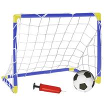 Imagem do produto Kit Mini Trave de Futebol Infantil Golzinho Gol com Bola e Bomba Brinquedo Jogo Chute a Gol - ATENTU - Esportes Infantil - Magazine Dopechinchou na loja Magazine Luiza