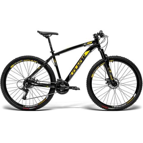 bicicleta-gts-aro-29-freio-a-disco-cambio-gtsm1-tsi-21-marchas-e-amortecedor-gts-m1-ride-new-pretoamarelo - Imagem