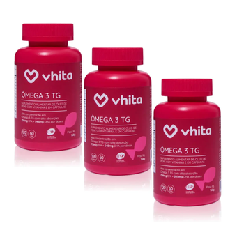 omega-3-1000mg-tg-importado-e-rico-epa-dha-com-selo-ifos-e-vitamina-e-de-120-capsulas-vhita-3-unidades - Imagem