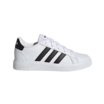 tenis-infantil-adidas-court-20-brancopreto - Imagem