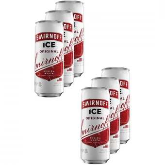 Vodka Smirnoff Ice Premium 269ml - 6 Unidades