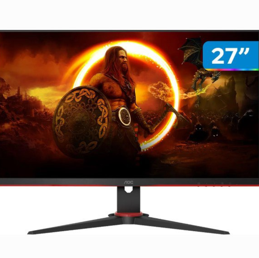 monitor-gamer-aoc27g2e1-27-full-hd-ips-100hz-1ms-hdmi-displayport-frqu - Imagem