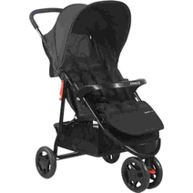 Carrinho de Bebê Cosco Kids, Toffy, Preto Absoluto