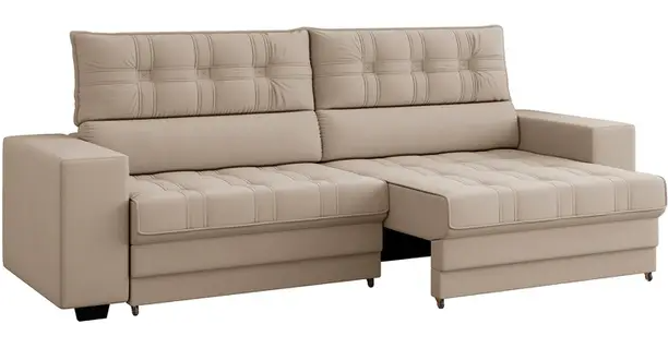sofa-retratil-reclinavel-2-lugares-veludo-omega-besthouse - Imagem