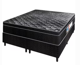cama-box-queen-portobel-colchao-queen-portobel-diplomata-orthopedic-com-espuma-d-45-65x158x198-cm-preto - Imagem