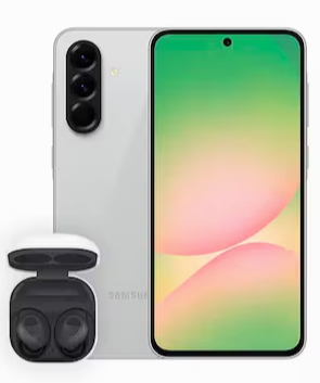 smartphone-samsung-galaxy-a56-5g-cinza-128gb-8gb-ram-camera-tripla-50mp-tela-super-amoled-67-ip67-nfc-e-recursos-ai-galaxy-buds-fe-grafite - Imagem
