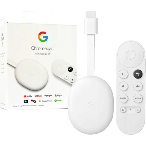 chromecast-4-tv-branco-wi-fi-hdmi-4k - Imagem