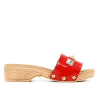 tamanco-beira-rio-hot-fix-salto-baixo-vermelho - Imagem