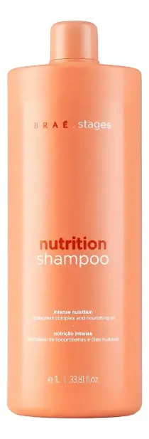 Braé Stages Nutrition Shampoo 1000ml Nutrição Profunda