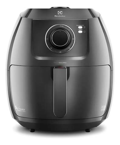 Air Fryer Fritadeira Sem Óleo Elétrica Electrolux 6,5l Family Cesto Removível Com Timer 1700w De Potência Eaf50 Grafite Efficient Por Rita Lobo 127v