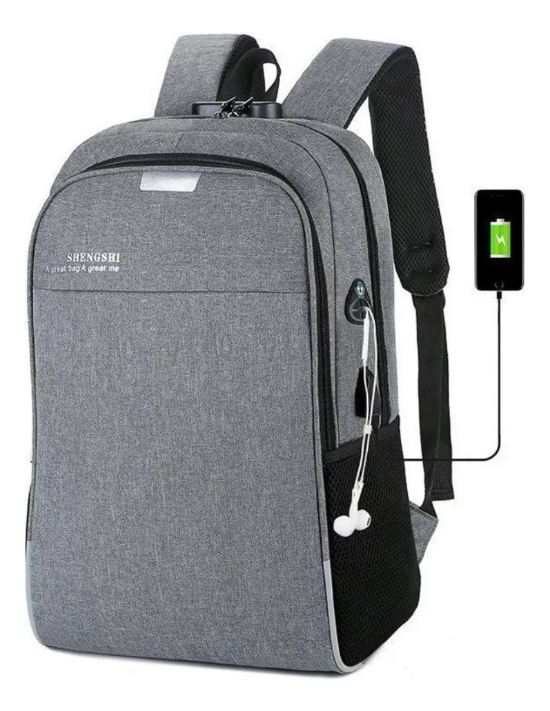 mochila-anti-furto-notebook-saida-cabo-aux-usb-e-fone-ouvido - Imagem