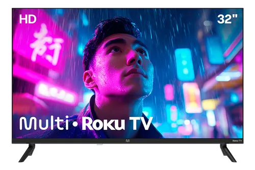 smart-tv-dled-32-hd-multi-essencial-roku-wi-fi - Imagem