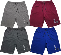kit-com-4-bermudas-masculina-moletom-original-academia - Imagem