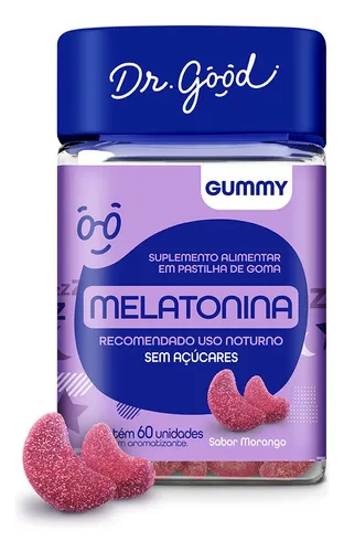 melatonina-em-gomas-sabor-morango-60-gomas-fini-dr-good - Imagem