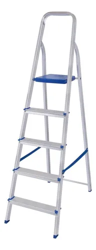 escada-aluminio-uso-domestico-5-degraus-mor-domestica - Imagem