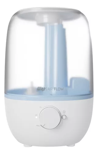 umidificador-de-ar-wap-air-flow-u2-aromatizador-com-luminaria-led-23-litros-branco-e-azul-bivolt - Imagem