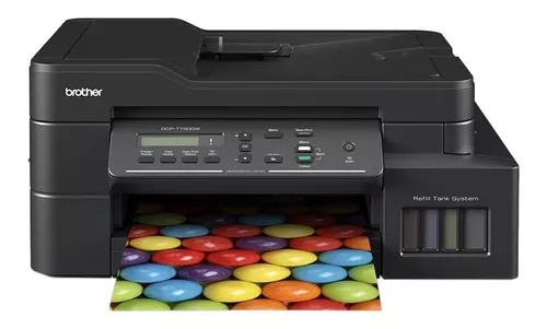 impressora-multifuncional-cor-brother-inkbenefit-tank-dcp-t720dw-127v - Imagem