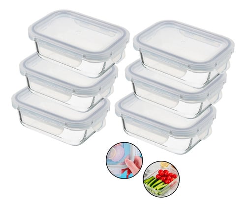 kit-6-potes-vidro-640ml-forno-microondasretan-ctampa - Imagem