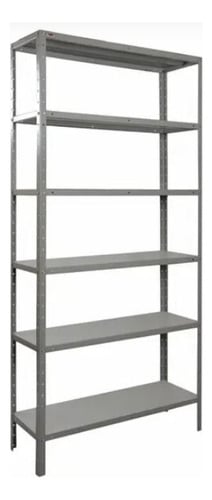 estante-armario-de-aco-6-bandejas-90cm-cinza-suporta-150kg - Imagem