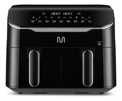 fritadeira-eletrica-air-fryer-8l-2-gavetas-127v-multi-go219 - Imagem
