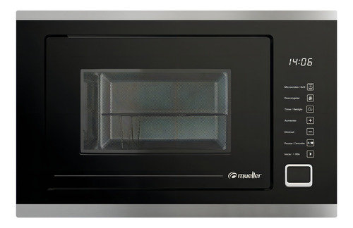 forno-micro-ondas-de-embutir-mueller-25-litros-preto-127v - Imagem